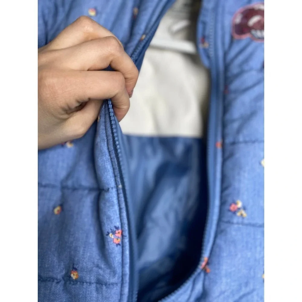 Adorable floral OshKosh B'Gosh 6 9 months Snowsuit Bunting